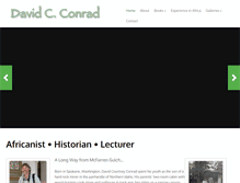 Tablet Screenshot of davidcconrad.com